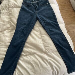 Good American Blue Skinny Jeans Sleek Fit size 8/29 Good Legs